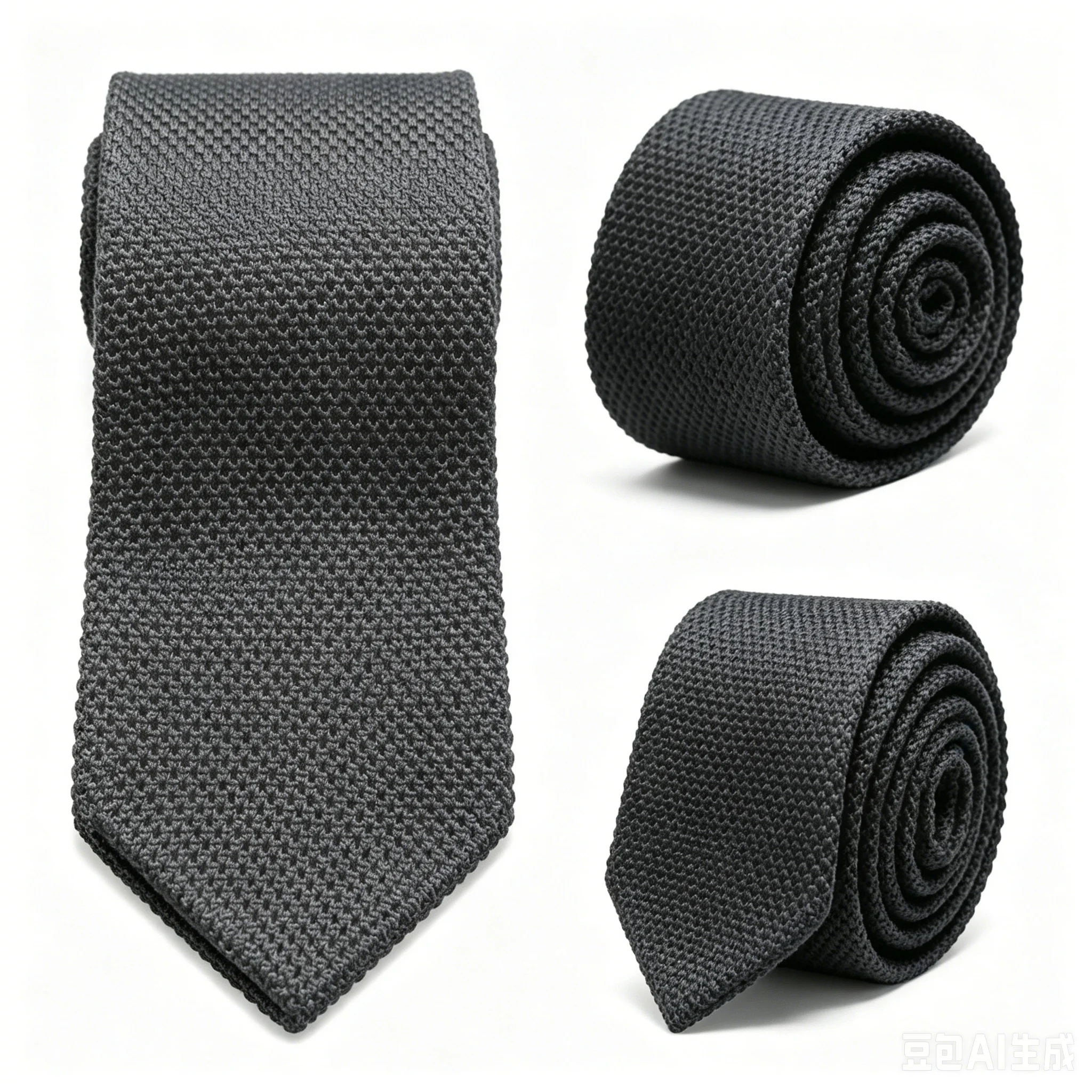 Herren Einfarbige Strickkrawatte Neuer Stil Mode 8cm Strickkrawatte Reine Baumwolle Herrenkrawatte Business Hochzeit Krawatte Accessoires Geschenk – Detail 9