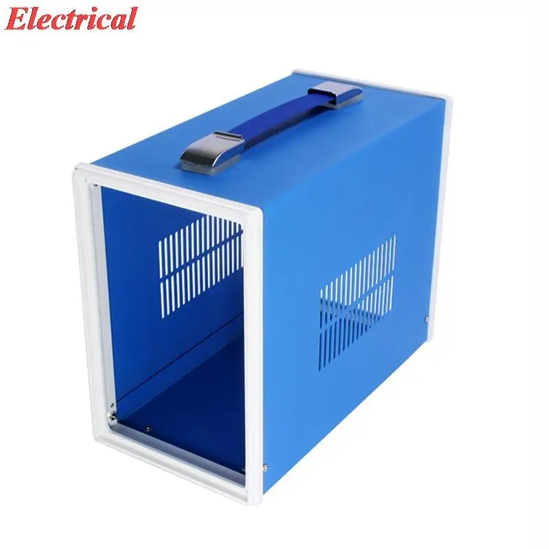 1pc Junction Box Surface Mounted 270mm x 210mm x 140mm Blue Metal Enclosure Case DIY Power (No Screws Included) Enclosure Switch