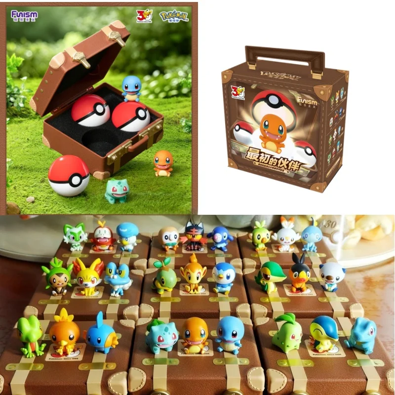 original-funism-pokemon-30th-anniversary-blind-box-figure-starter-trio-collectible-ornament-model-toy-fans-gift