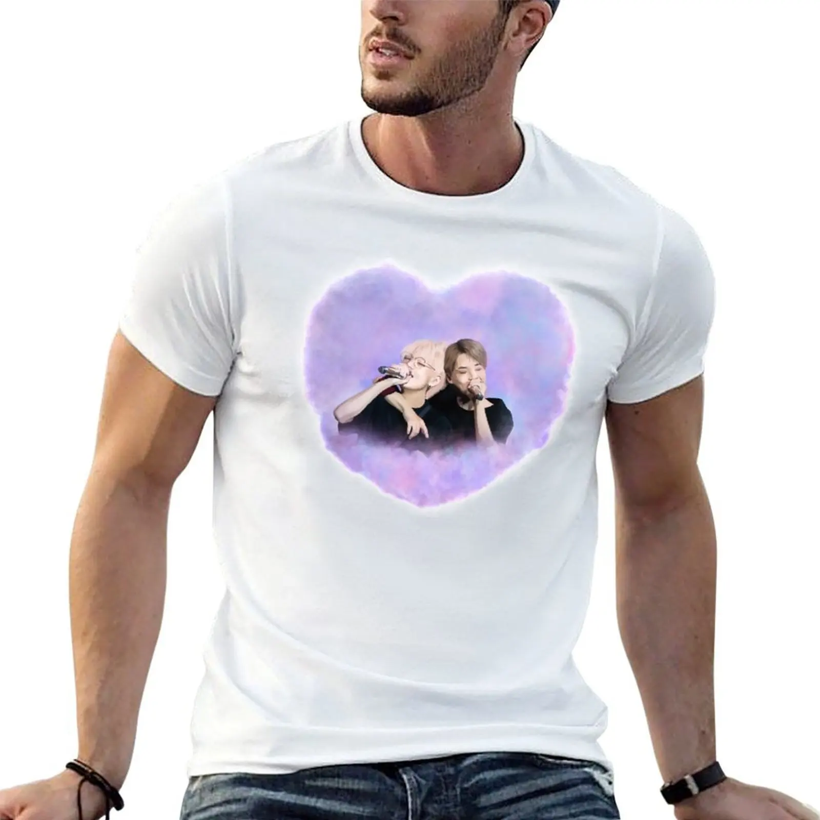 Purple soulmates T-Shirt graphic tee shirt boys whites mens funny t shirts