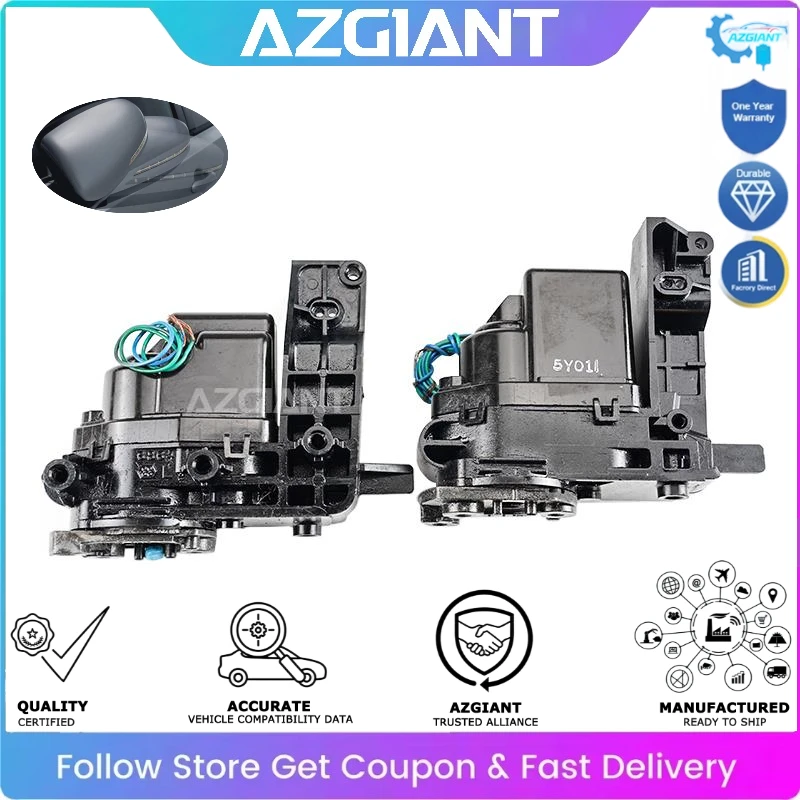 

AZGIANT левое и правое боковое зеркало, складной двигатель постоянного тока 12 В для Toyota Tundra Sequoia 2000-2006, сменное зеркало, не складное ремонт