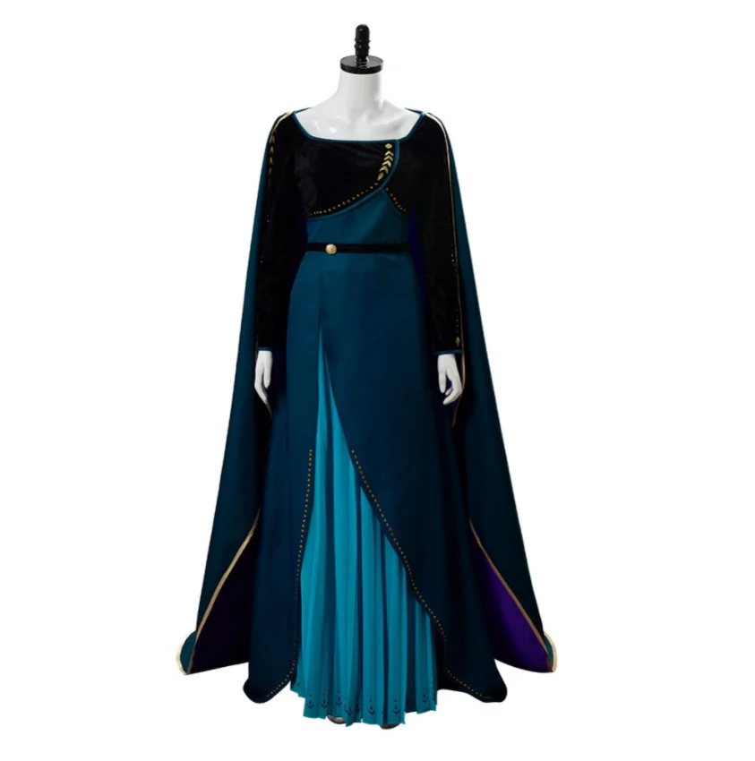 

cosplay anime costume anna coronation dress robe cape adult female girl girl halloween carnival party