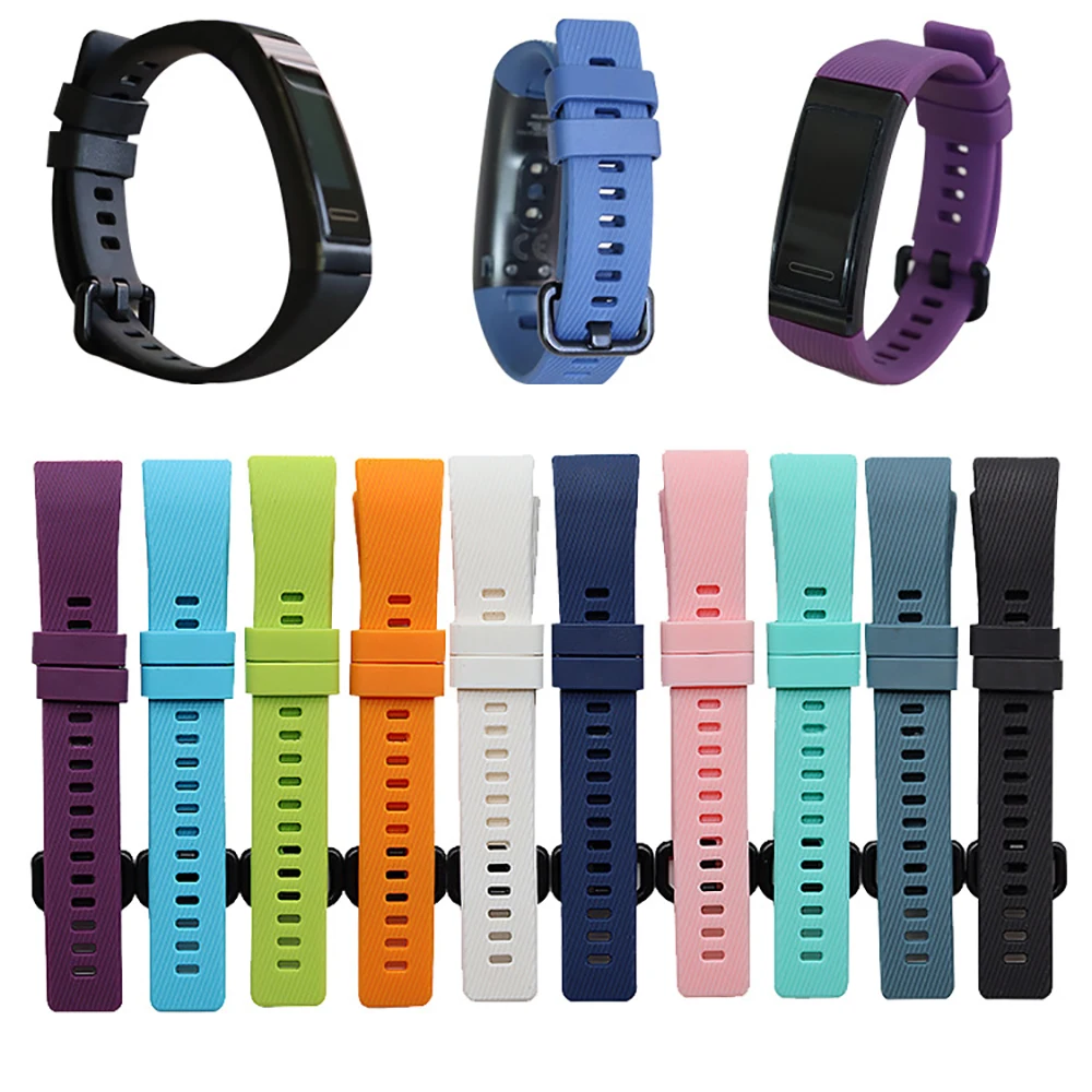 Correa de silicona para Huawei Band 4 pro 3 3pro, pulsera de reloj, correa de muñeca de repuesto para Huawei 3/3 Pro, accesorios de reloj