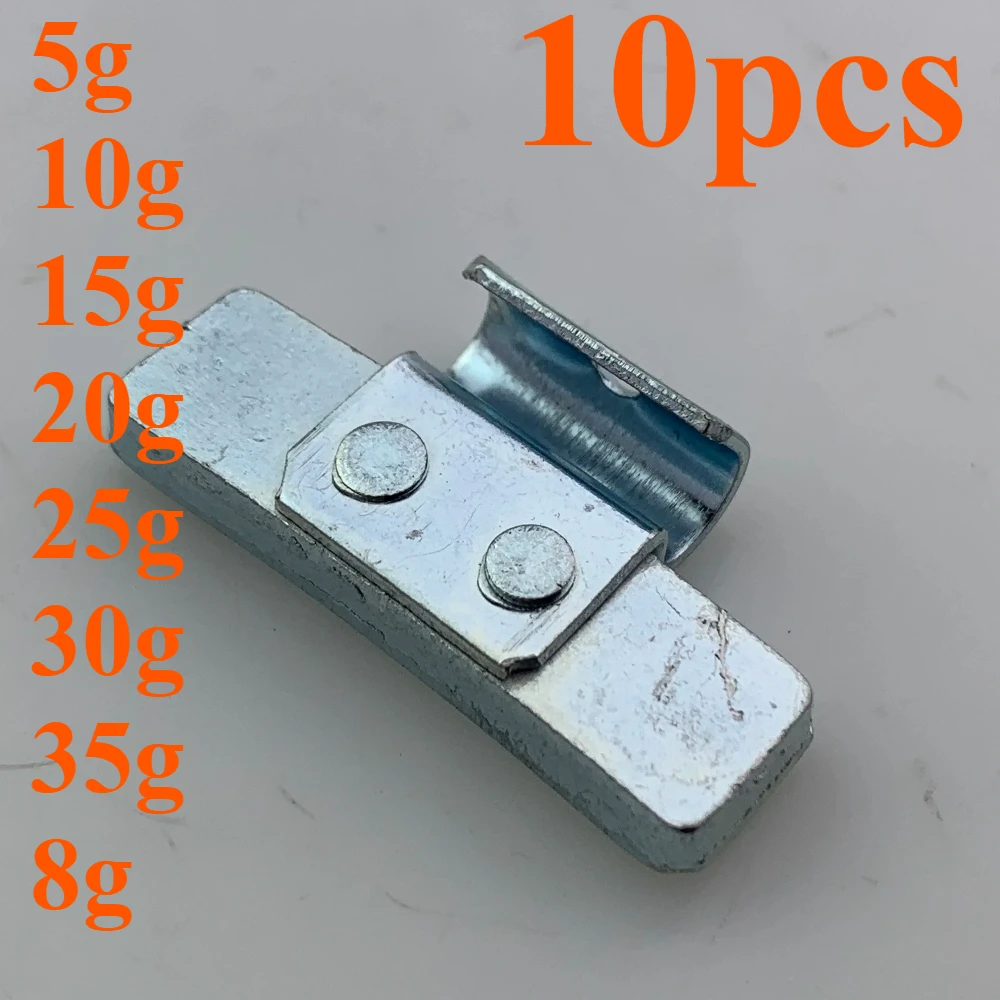 10PCS FOR Repair Parts Accessories Counterweight Balancing Alloy Wheels (wide Mouth) 5g-25g Iron Weights 35g 30g