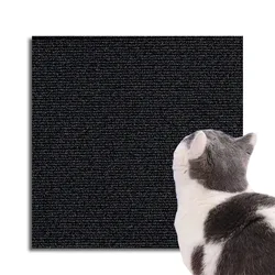 Wall Anti Cat Scratch Sofa DIY Cats Scratch Board Sofa Protection Paws Sharpen Trimmable Self-adhesive Carpet Cats Scratch Board