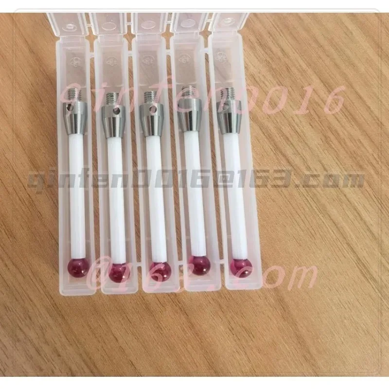 1pc  M2/M3/M4 Stylus Ceramic Stem Ruby ​​spherical CNC Probe Three-coordinate Stylus