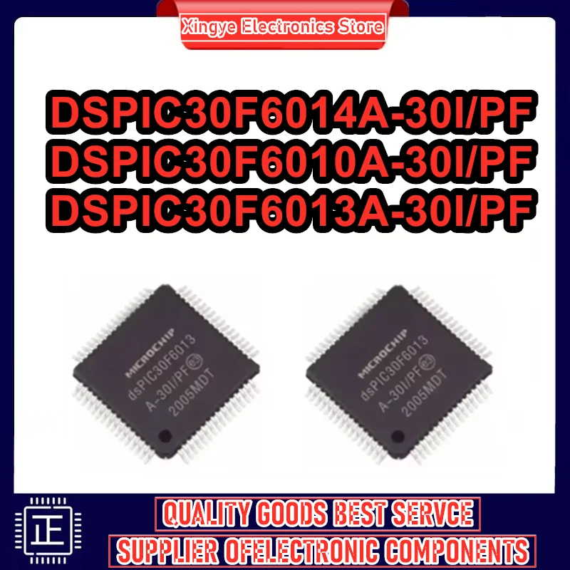 

DSPIC30F6014A-30I/PF DSPIC30F6010A-30I/PF DSPIC30F6013A-30I/PF DSPIC30F6014A DSPIC30F6010A DSPIC30F6013A Микросхема ИС MCU TQFP80
