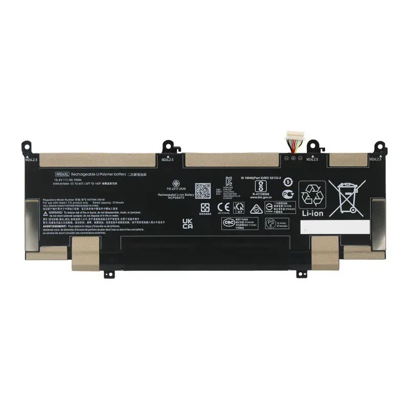 

RR04XL Аккумулятор для ноутбука HP Spectre X360 13-AW 13-aw0054na aw0149tu TPN-Q225 HSTNN-DB9K L60213-2C1 L60373-005 15,4 В 60,76 Втч