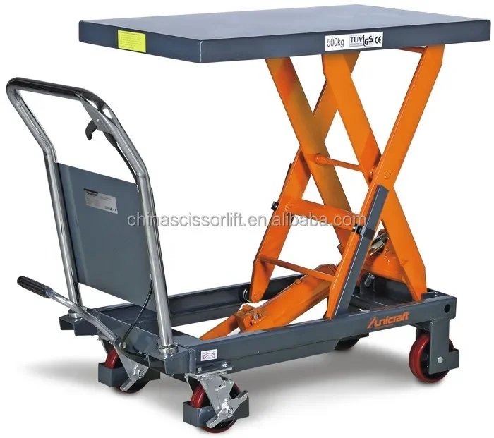 Optional Handling Transporting Hand Lift Trolley with Large Loading Quantity