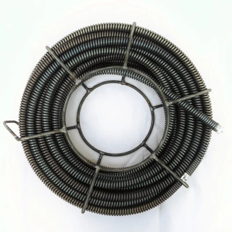 Spring Sewer Dredging Spring Electric Drill Drain Cleaner Machine Pipe Dredger 20 meter Cleaning Spring