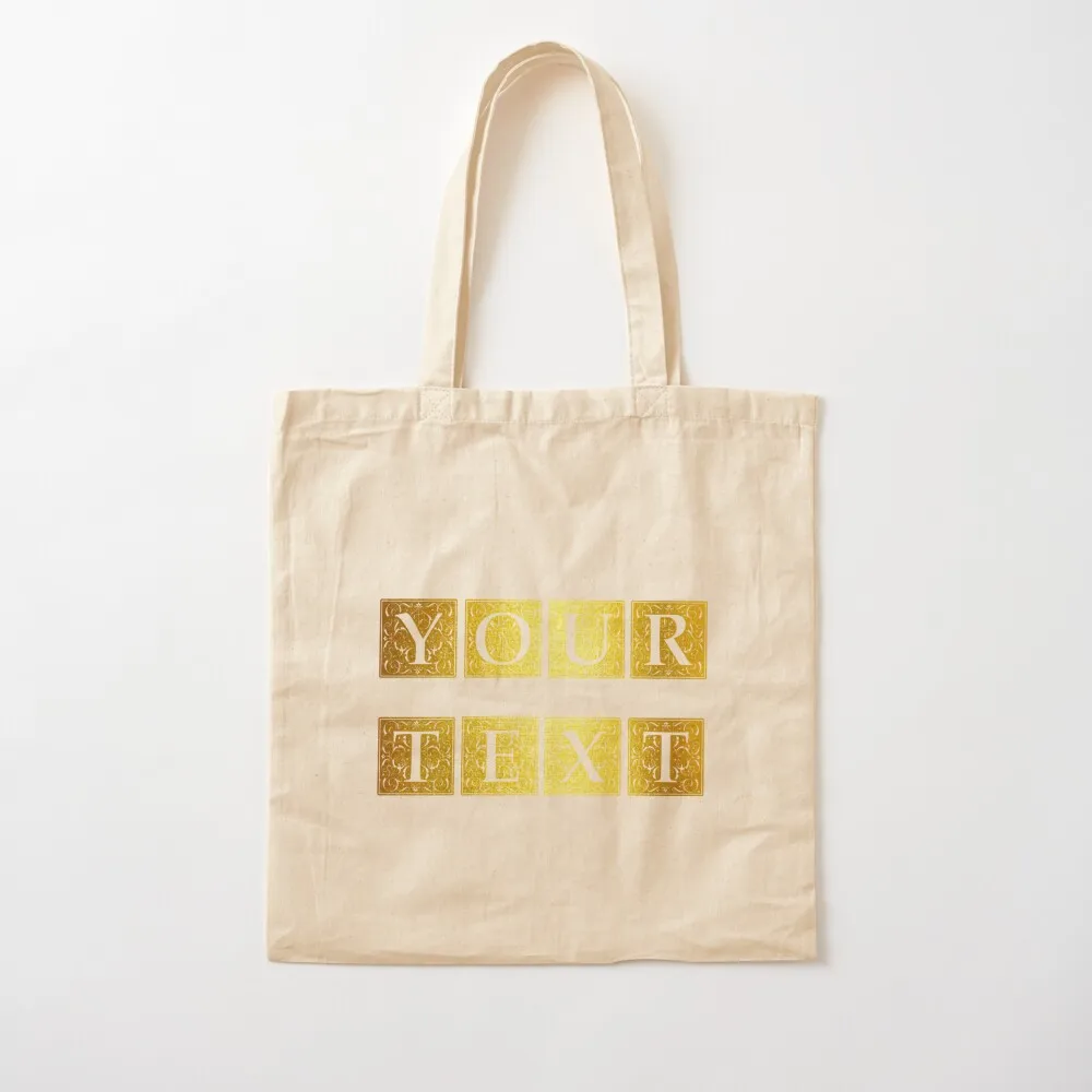 Desi Merch Punjabi Custom Text Design Tote Bag Women's tote university shopper custom canvas