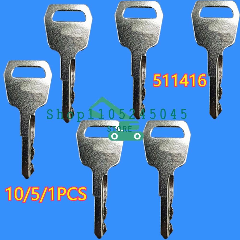 10/5/1PCS Ignition Keys for Forklift Ignition Keys Fits Older Models 511416 New