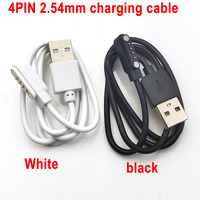 1pcs Magnetic Charging Cable USB 2.0 Male to 4 Pin Pogo Magnetic Charge Cable Cord For Smart Watch GT88 G3 KW18 Y3 KW88 GT68