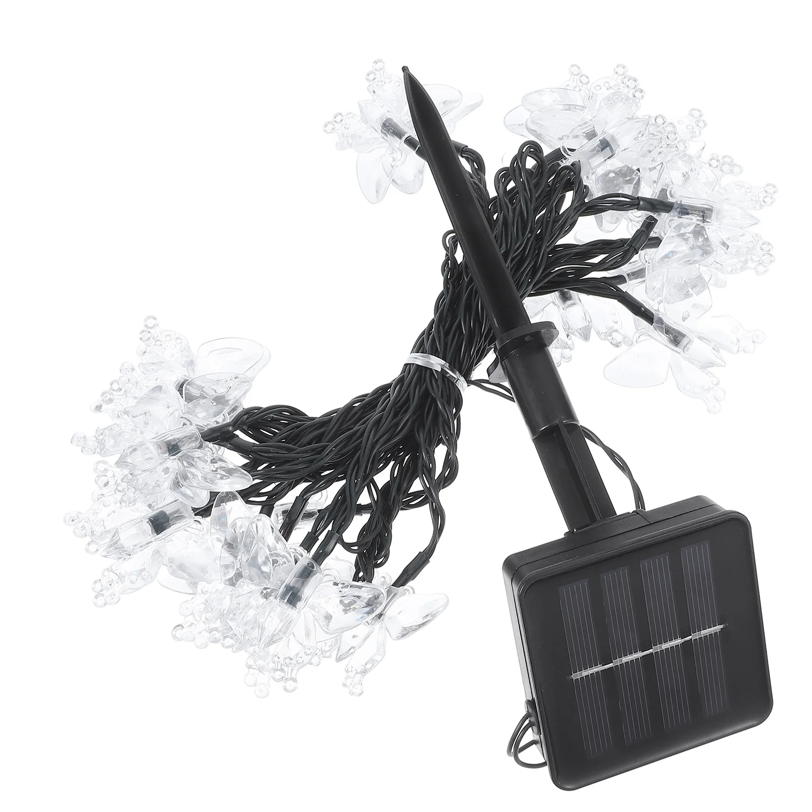 

30 Leds 6.5M String Lights Outdoor Garden Decor Waterproof Butterfly Solar Powered Lights For Lawn Fence Patio Solar Powered