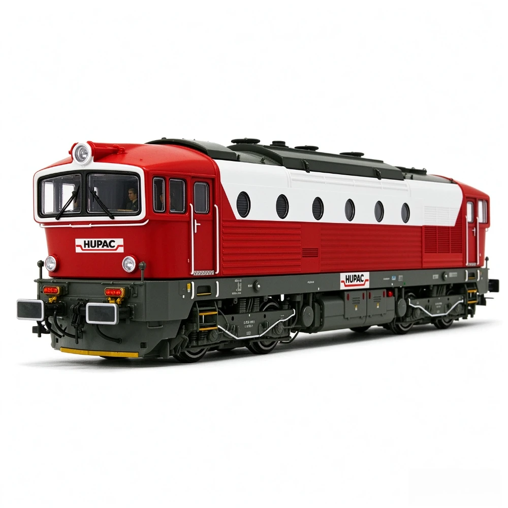 HO Scale 1/87 Train Model HR2929 Diesel Locomotive D753 703 DC Version Red Railway Model Adult Collectible Gift