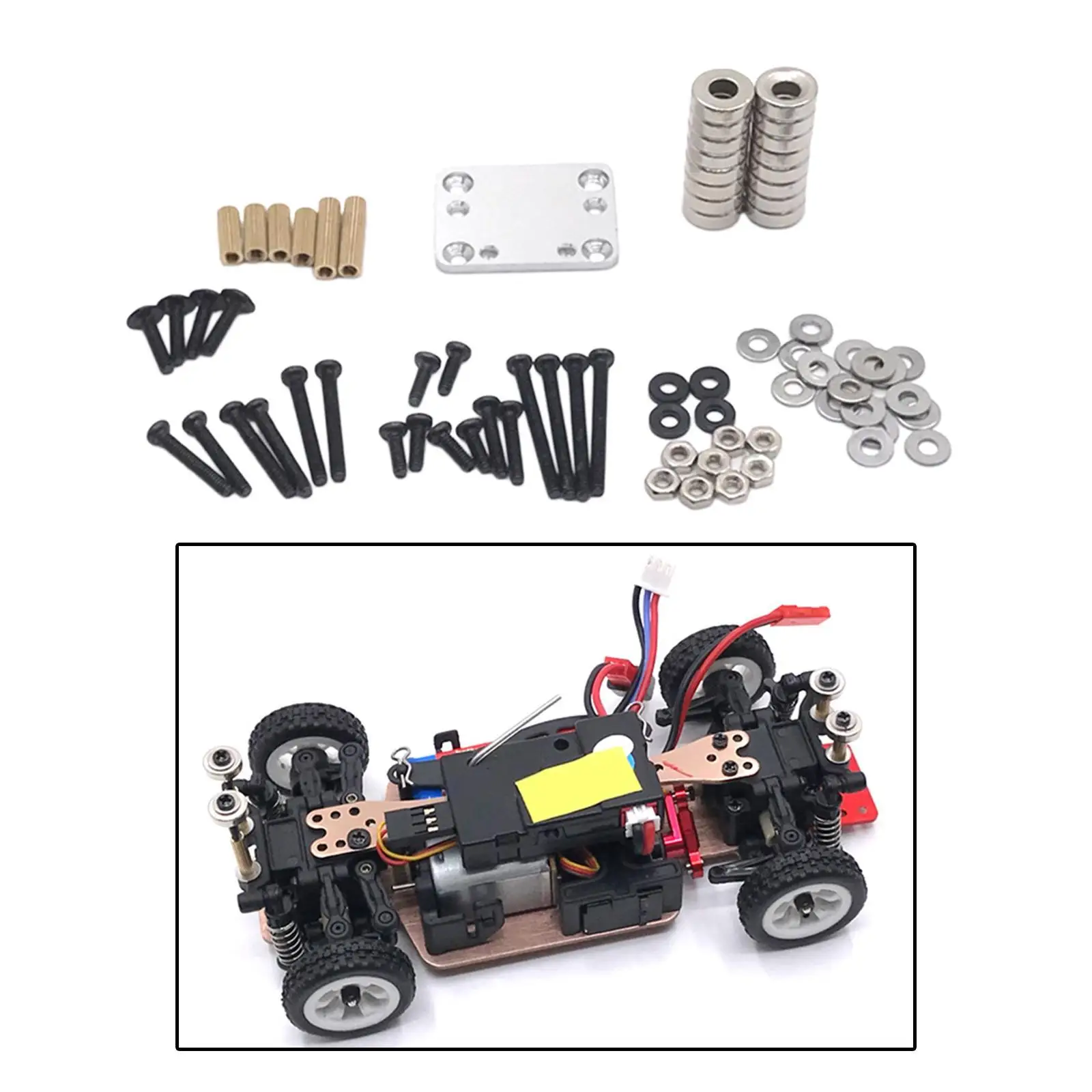 16 Cái Nam Châm Ốp Mở Rộng Bộ Cho Wltoys K969 284131 1/28 RC Phụ Kiện Ô Tô Xe Đua Vỏ Điều Chỉnh Quá Trình Cố Định chi Tiết Sửa Chữa