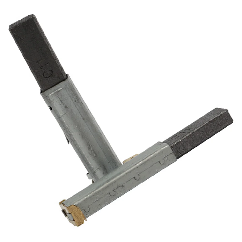 2PCS Carbon Brushes 10mm x 6mm x 29mm for Vacuum Motor Replacement Gray Black Compatible with Wide Vacuum Range