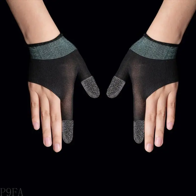 

AP28 Mobile Gaming Gloves for Mobile Gaming, Smooth Operation, Anti-Sweat, Extremely Thin, Finger Sleeves for Mobile Phone