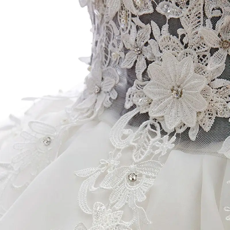 Short Off Shoulder Colorful Yarn Ball Dress Light Luxury Three Dimensional Flower Performance Princess Puff Dress Customized