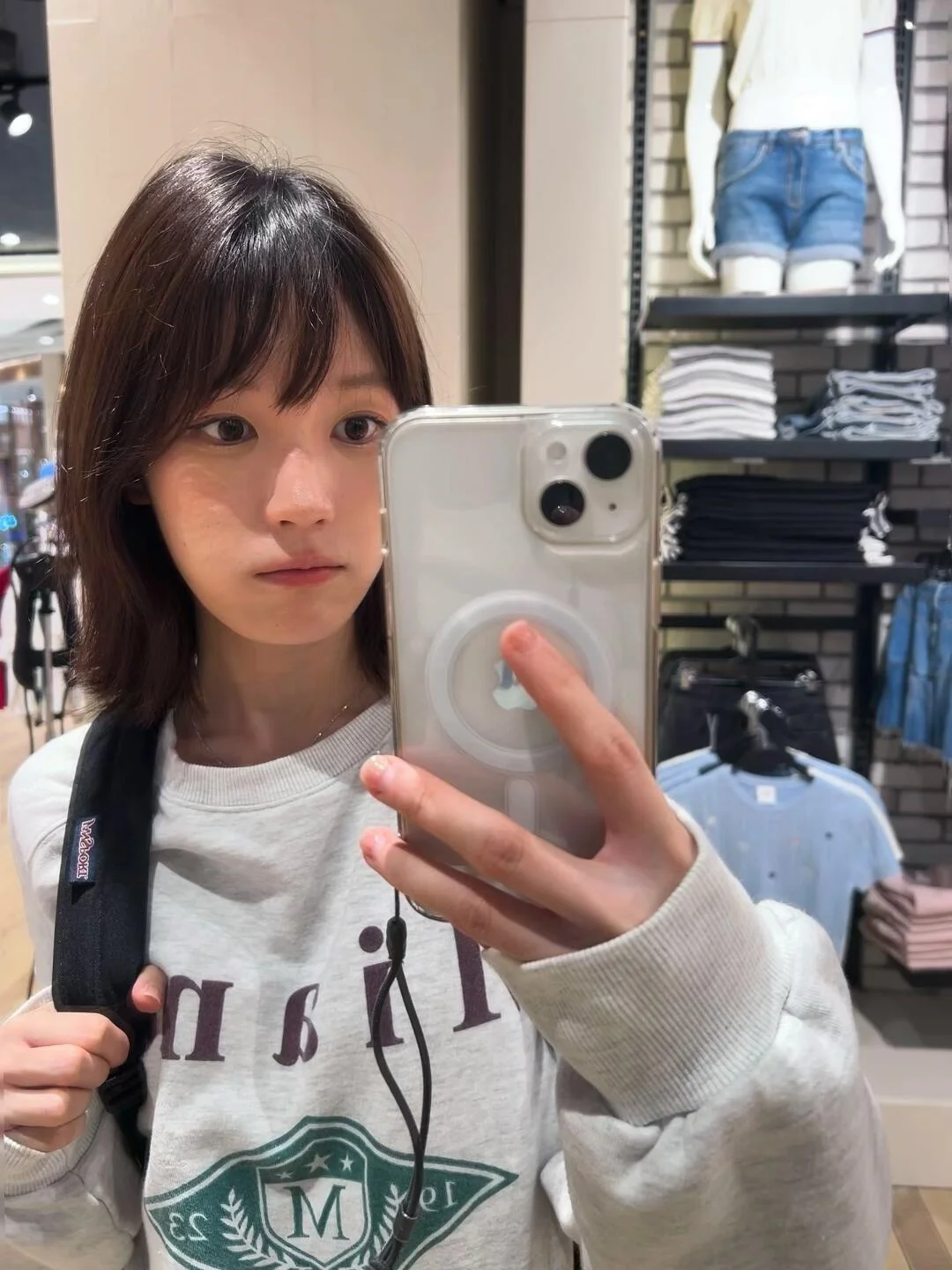 เสื้อสเวตเชิ้ตผ้าฝ้ายสไตล์เรโทรอเมริกัน ทรงหลวม สบายๆ สำหรับผู้หญิง ผ้าฝ้ายแท้เนื้อหนา พิมพ์ลาย เหมาะสำหรับฤดูใบไม้ร่วงและฤดูหนาว