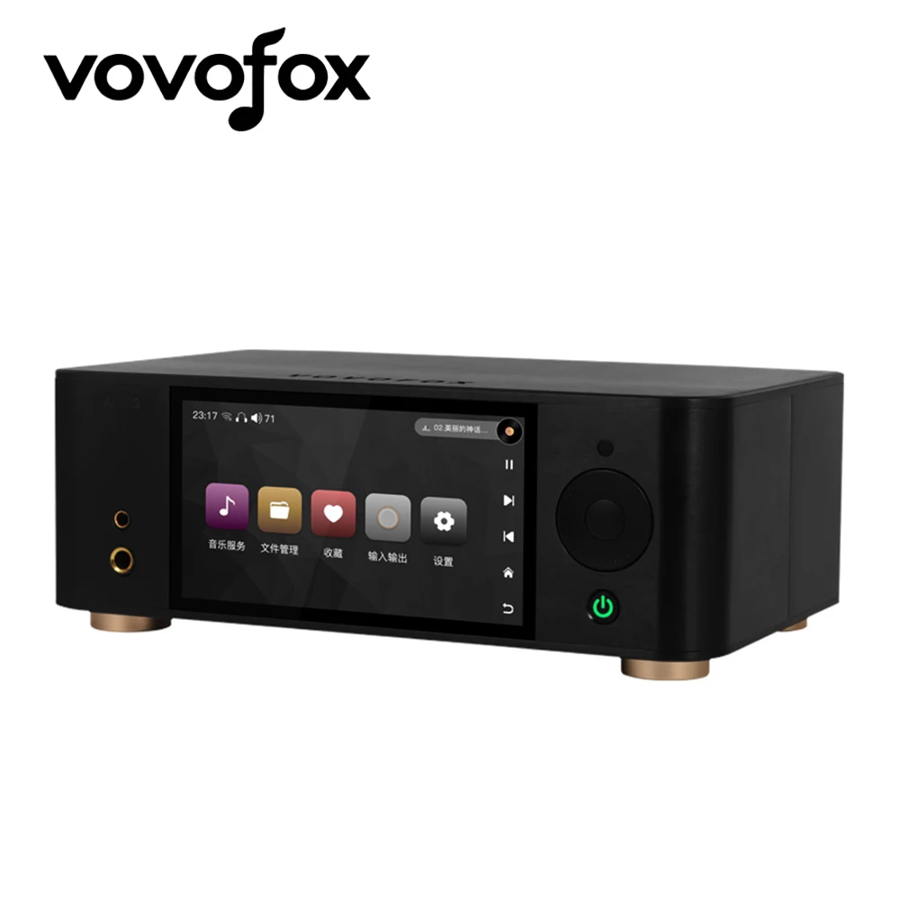 

VOVOFOX AP05S HiFi Music Player Based FPGA Audio System Lossless HiFi Audio Network Players Support HDD/NAS/Roon Sound Amplifier