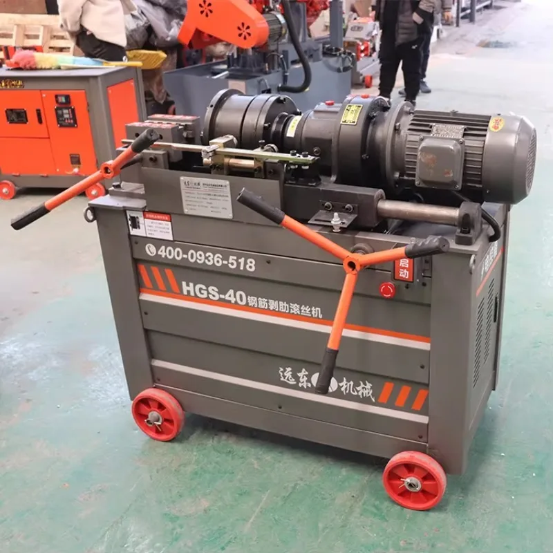 بناء مزدوج الخيوط الصلب بار الأسطوانة المسمار ماكينة الأنابيب بار التعميم يموت الموضوع المتداول آلة #3