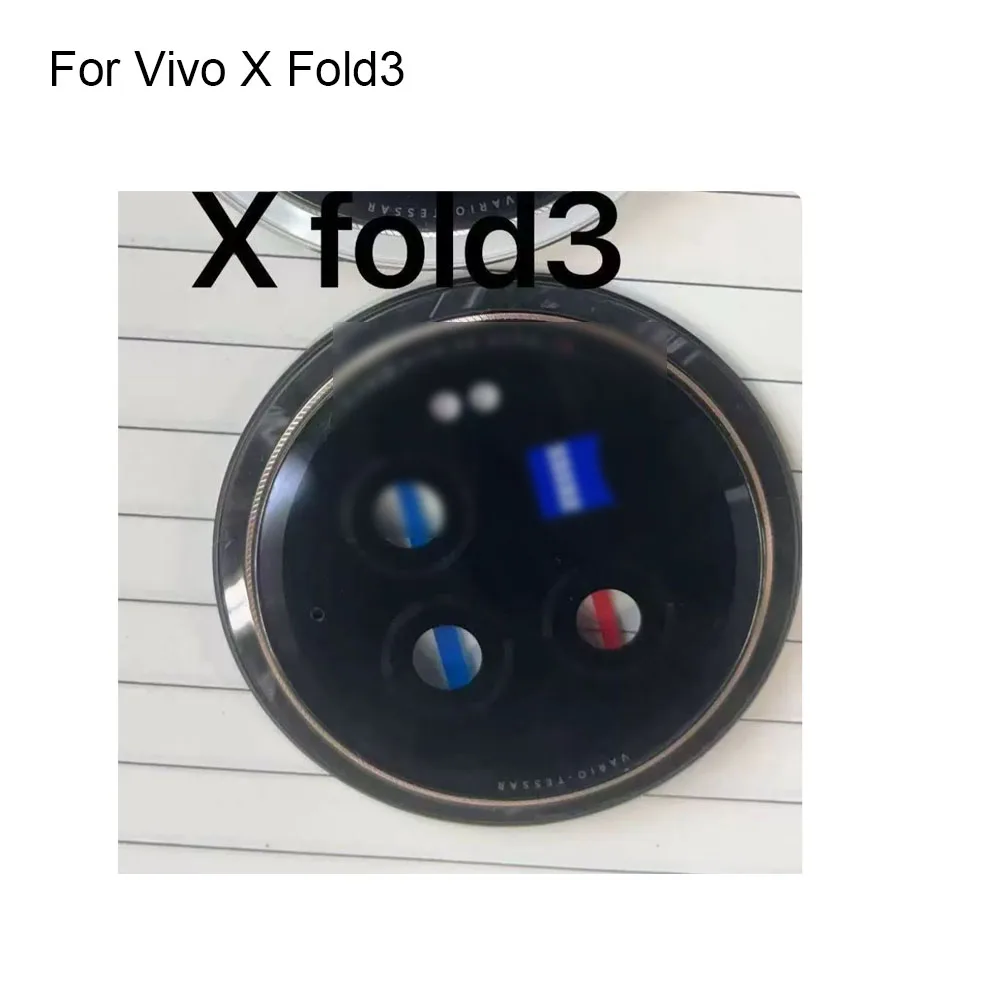 vivo-x-fold3用バックカメラガラスとフレーム付きバックカメラガラスカバー-vivo-x-fold-3用