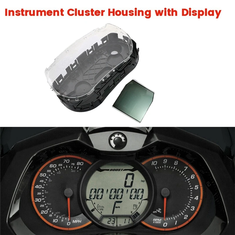 

278002716 Motorboat LCD Display Screen With Instrument Cluster Housing For Sea-Doo 4-Tec RXP RXT 255 260 Boost 278003531