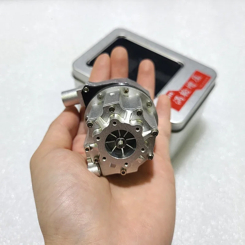 Full Metal Engine Turbocharger Kit High Output Exquisite Turbo Model for Engine Model Hobby Collection DIY Toy Model Kits
