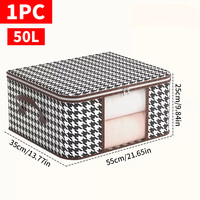 1PC/3PCS/6PCS foldable storage bags and boxes, dustproof and waterproof, suitable for storing and organizing household clothes a