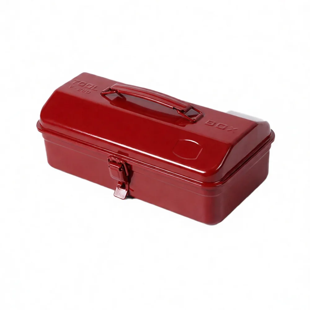 Durable Multi Layer Metal Tool Box Portable Storage Organizer Case Heavy Duty Steel Case For Garage Workshop Automotive Repair