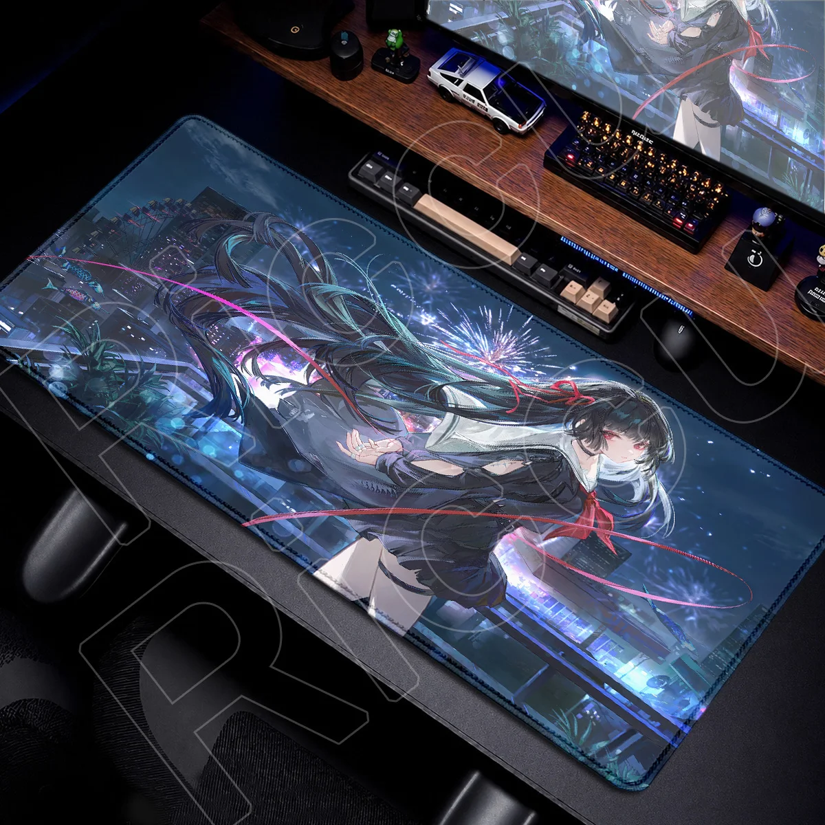Wuthering Waves Chisa Niedliches Anime-Mauspad E-Sport Gaming Laptop Tastaturunterlage PC Bürozubehör XXL HD-Druck Schreibtischtuch – Detail 5