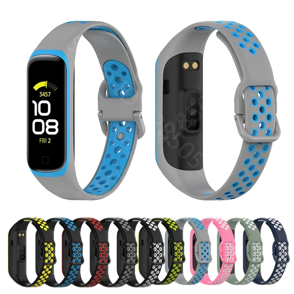 

Smart Watchband Bracelet For Samsung Galaxy Fit 2 SM-R220 Soft Silicone Wristband For Galaxy Fit2 Wrist Band Correa Accessories