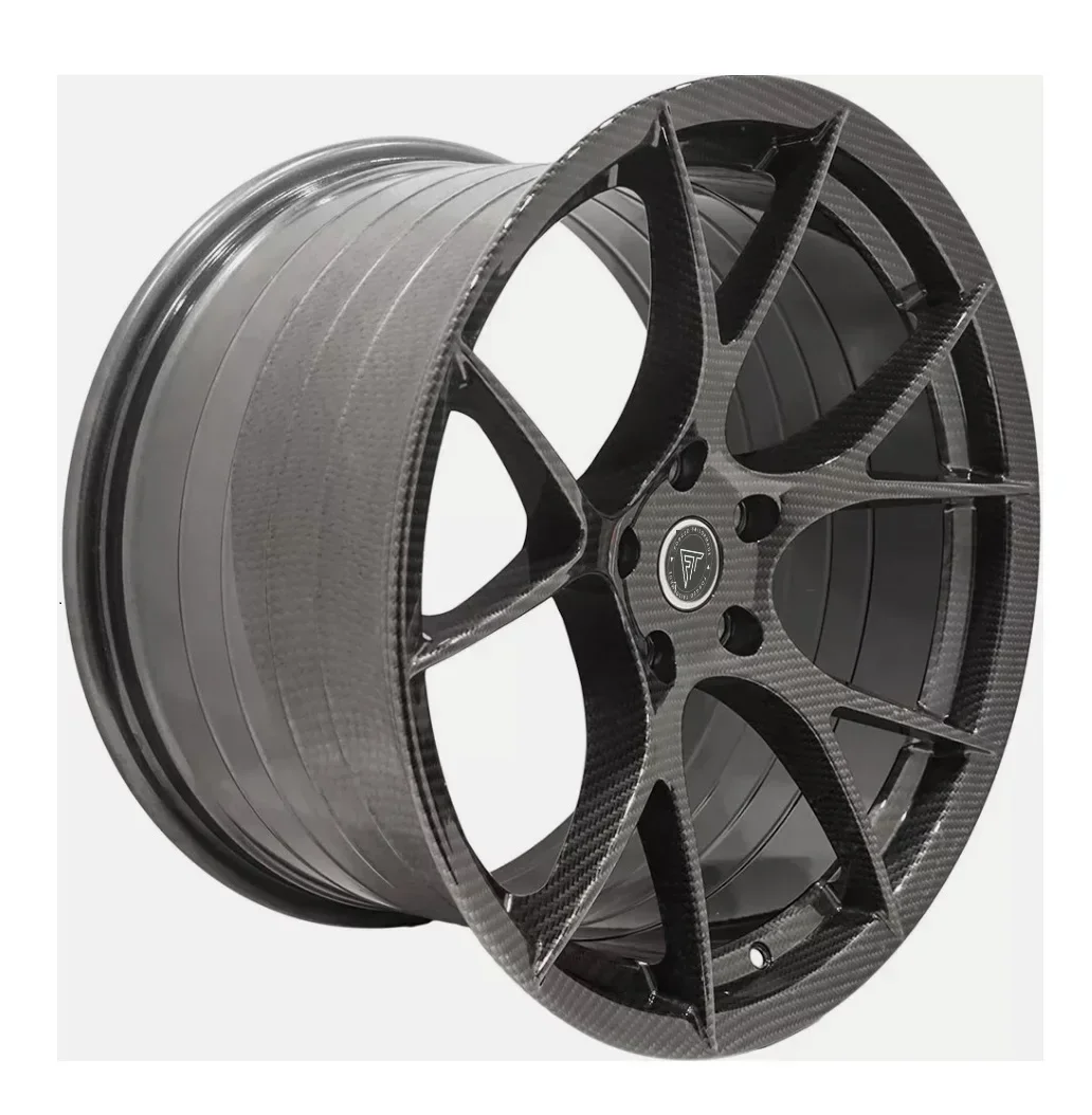 

20-дюймовые кованые диски из углеродного волокна с вогнутым профилем, обработанные на станке с ЧПУ, для BMW, Mercedes-Benz, Audi·Quli