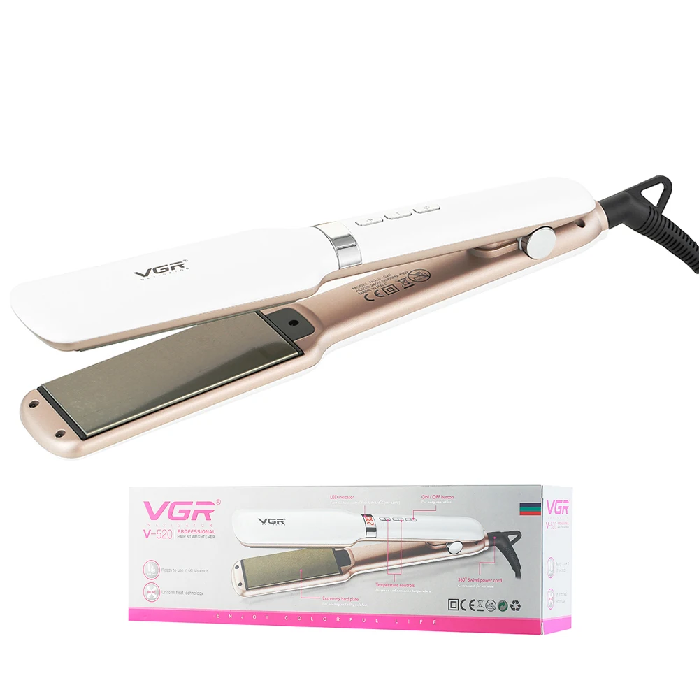 VGR Professional hair straightener Straight hair clips