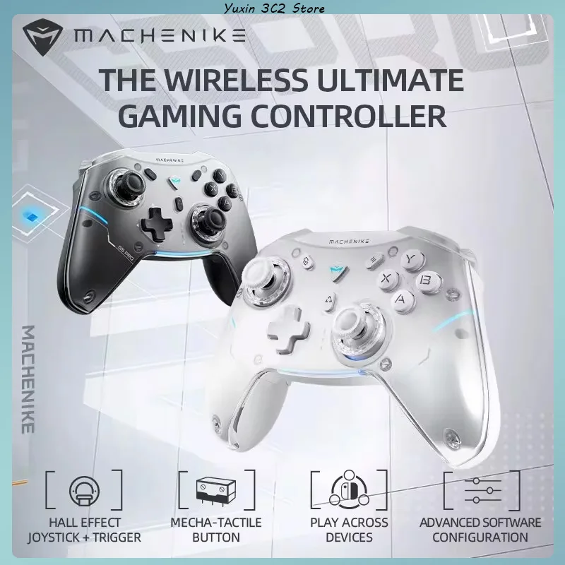 

Machenike G5pro Gamepad Wireless Gaming Controller Hall Trigger Joystick Mecha-Tactile Buttons Switch Pc For Black Myth: Wukong