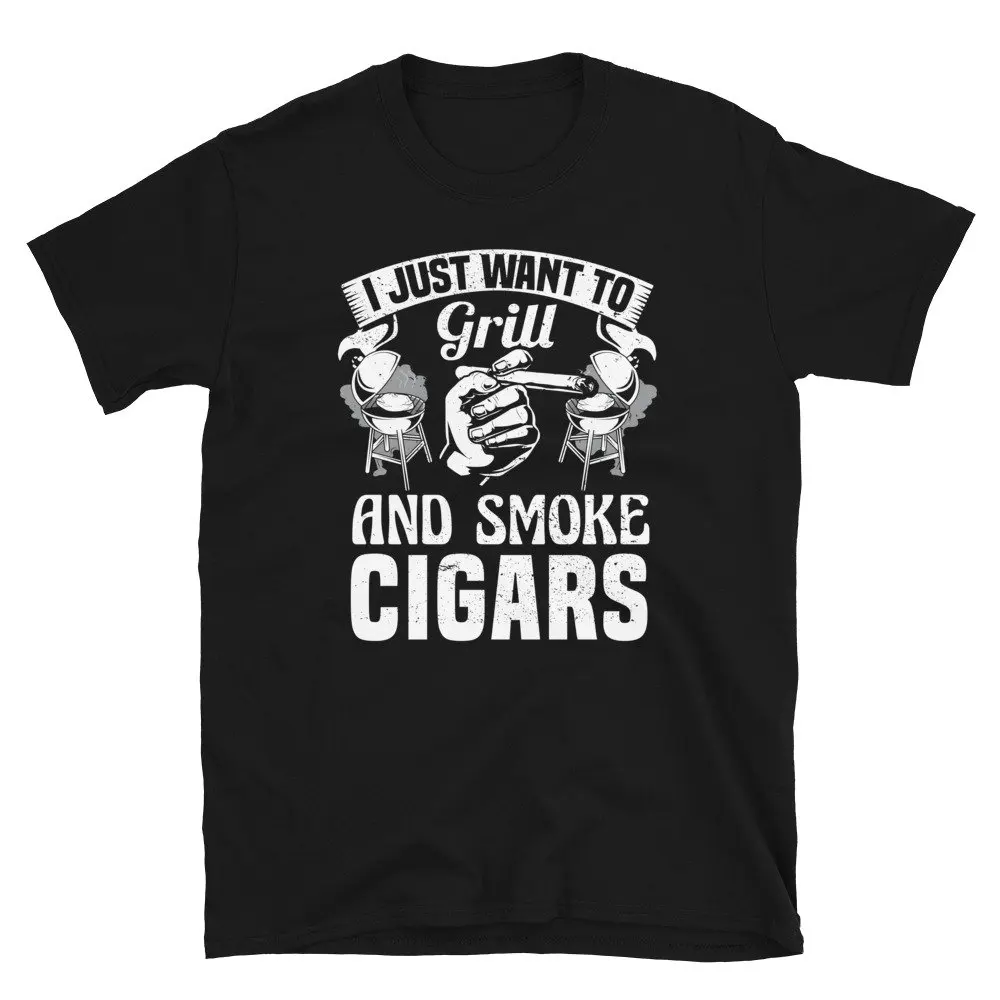 Cigars And Grilling T Shirt Cigar For Men Griller S Smoker Smoking Dad Smoke