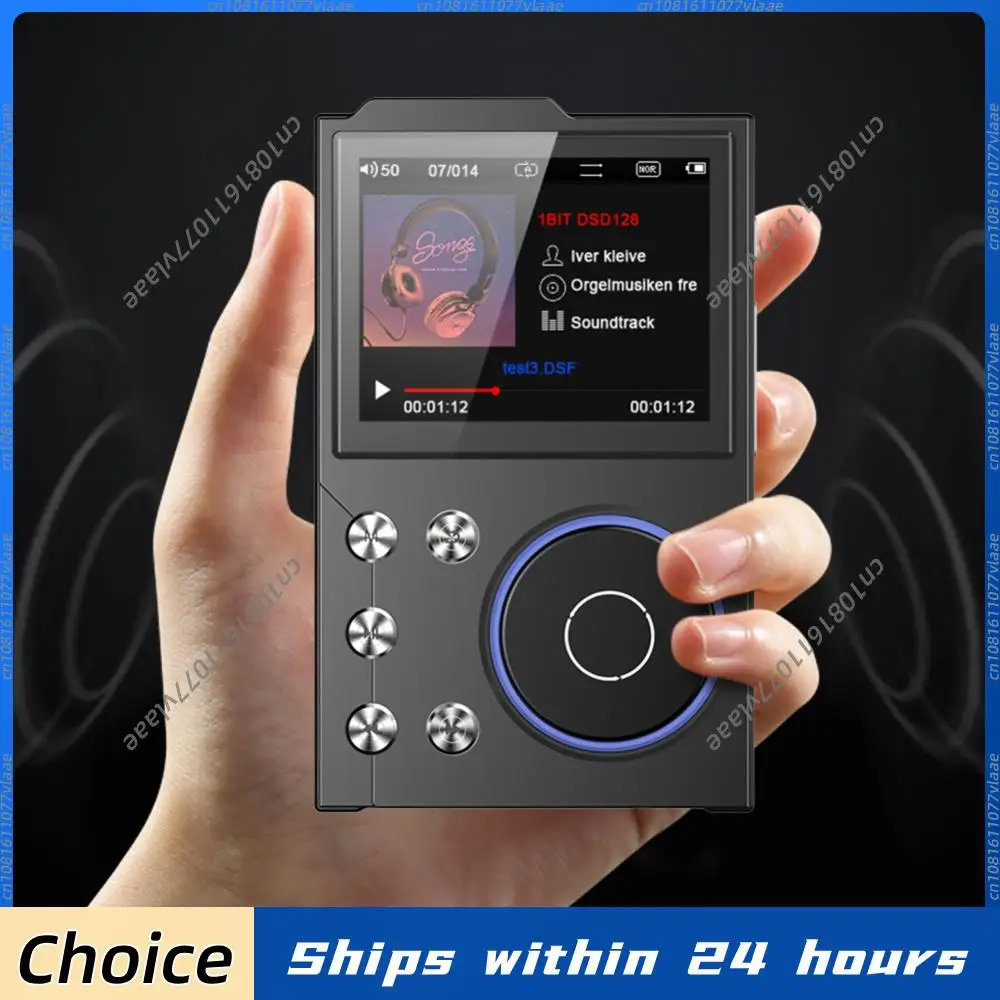 

HiFi MP3 Player 2.4 Inch Lossless DSD High Definition Portable Digital Audio Music Player For Walkman Supports Up to 128GB ﻿