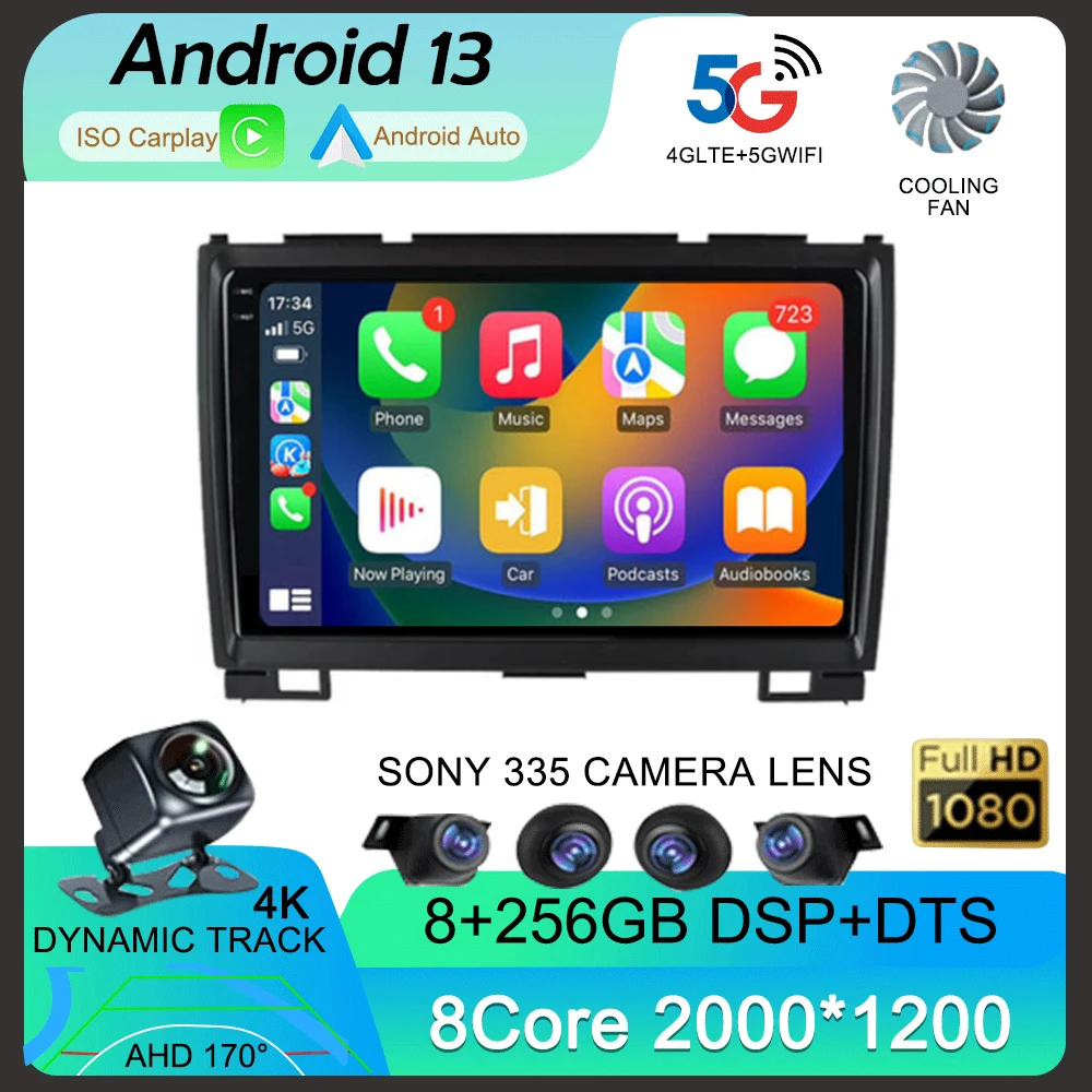 

Car Radio Android 14 For Haval Hover Great Wall H5 H3 2011-2016 Multimedia Player 2 Din Wireless Carplay Car Stereo GPS DVD Host