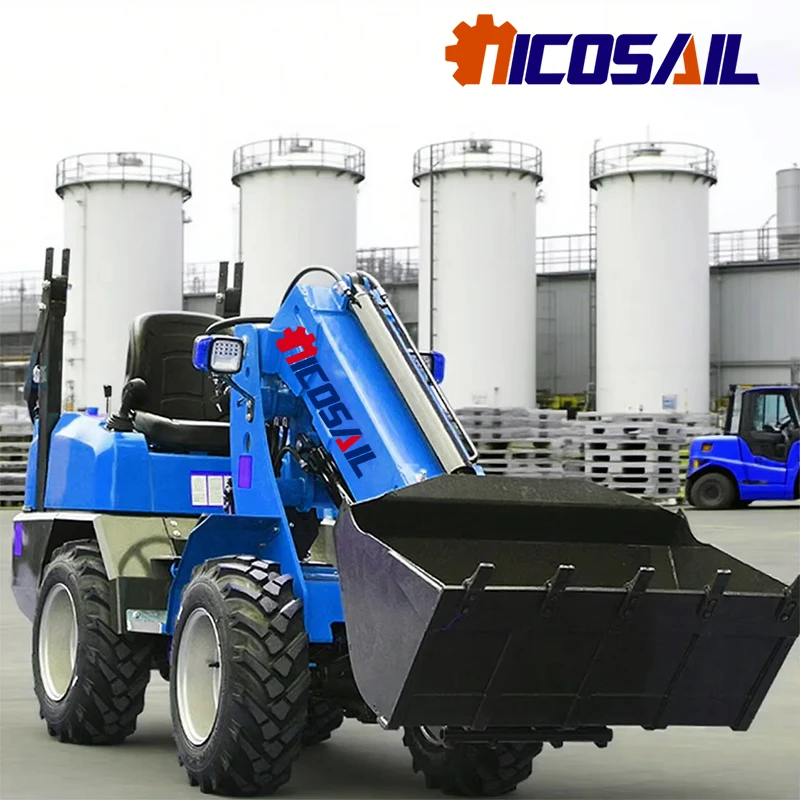 

Earth moving machinery hot selling small telescopic arm front wheel loader durable warranty for sale