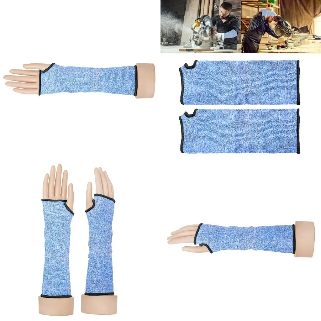 

G6KF Set of 2 Cut Resistants Arm Sleeve Anti-Puncture Arm Protections Sleeves Cover