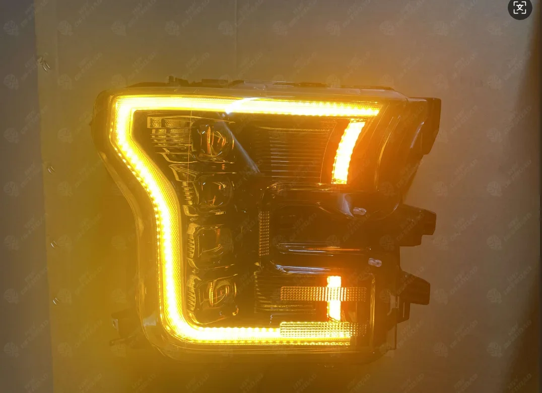 Off-Road Full LED Headlight Front Lights for Ford F150 F-150 Raptor 2015 2016 2017 Turn Signal Daytime Running Lights Headlamp