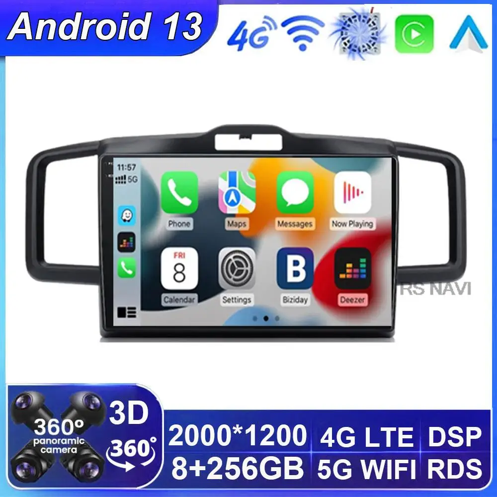 

4G Android 13 Car Radio For Honda Freed 1 Spike 2008 - 2016 Multimedia Video Player Carplay Navigation Audio Head Unit NO 2din