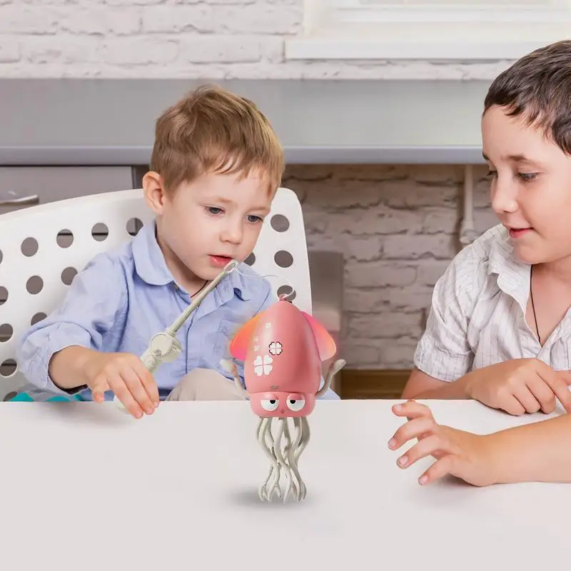 

Crawling Toys 8-Leg Action Electric Crawling Octopus Toys LED Lights Musical Electronic Robotics Interactive 8-Leg Action