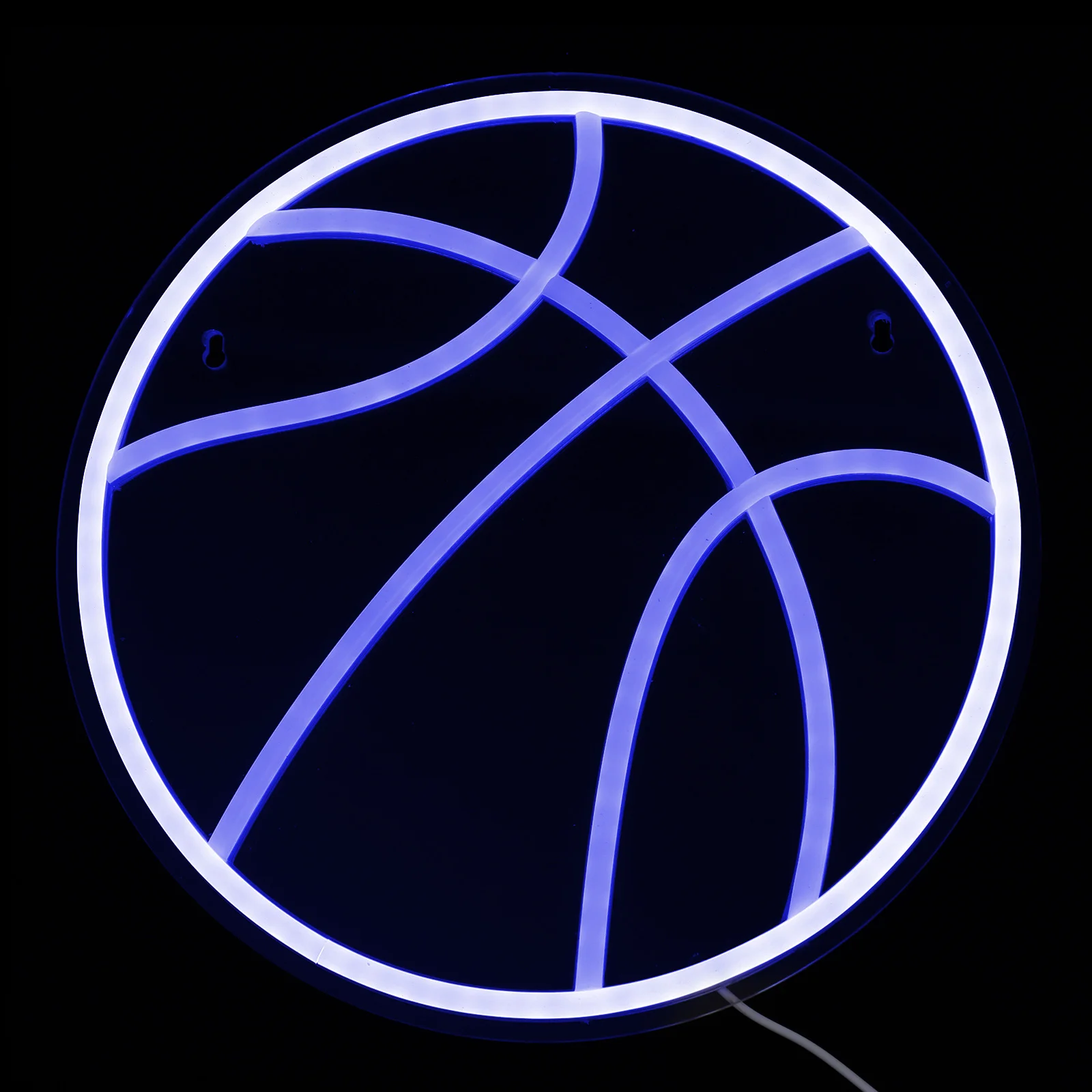 

Basketball Shaped LED Neon Sign USB Powered Decorative Night Lamp for Bedroom Living Room Office Indoor Decor Creative