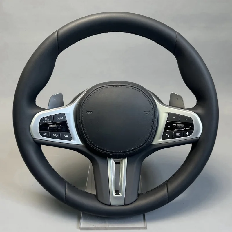 

Genuine Leather Steering Wheel For BMW FG Chassis G30 G31 G26 G03 G04 G07 G07 G87 G80 G82 G81 G06 G20 G22 F10 F20 Steering Wheel