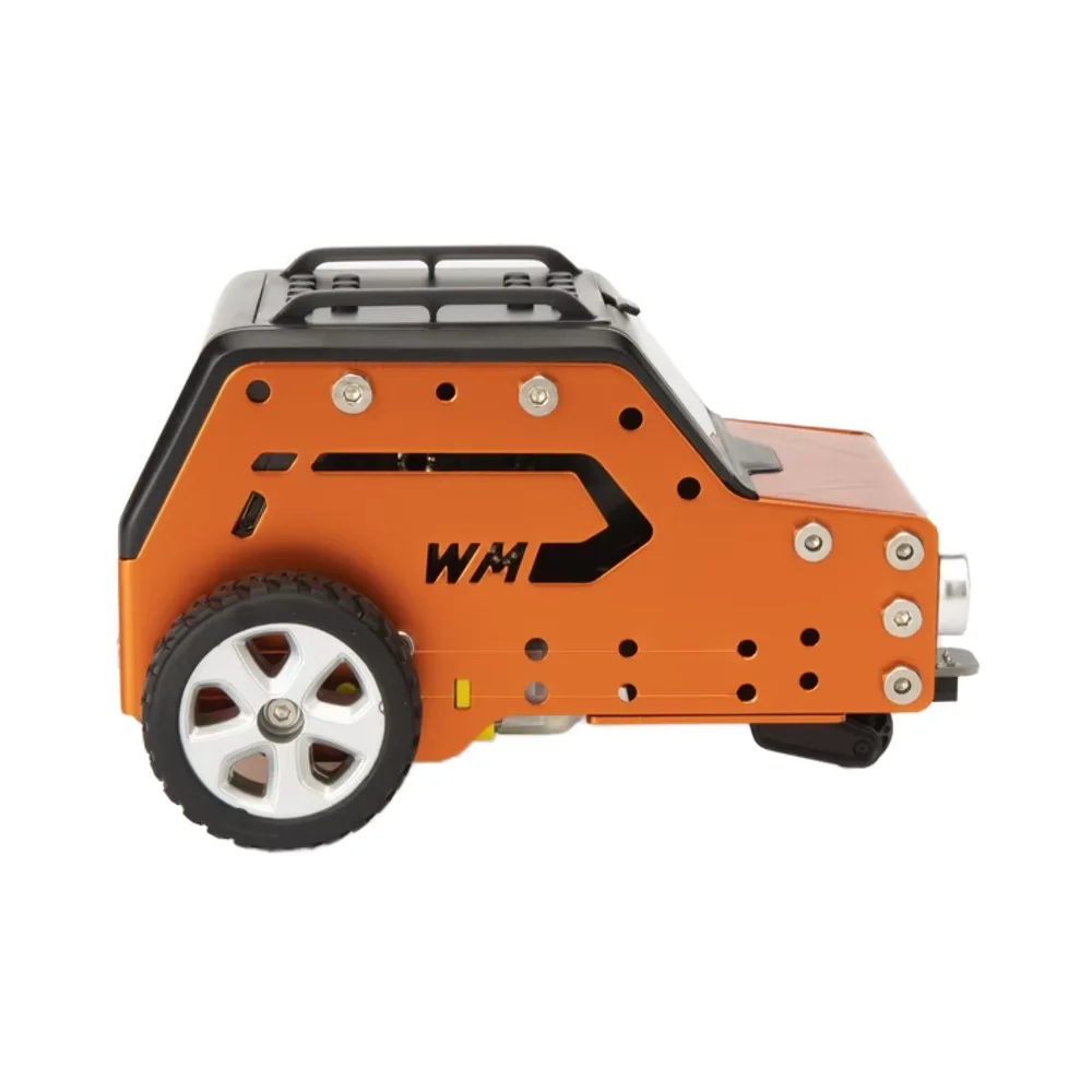 WeeeBot Mini STEM Robot V2.0 Education Version ESP32 Remote Control STEM Programming Metal Orange Age 8+ 1 Year Warranty
