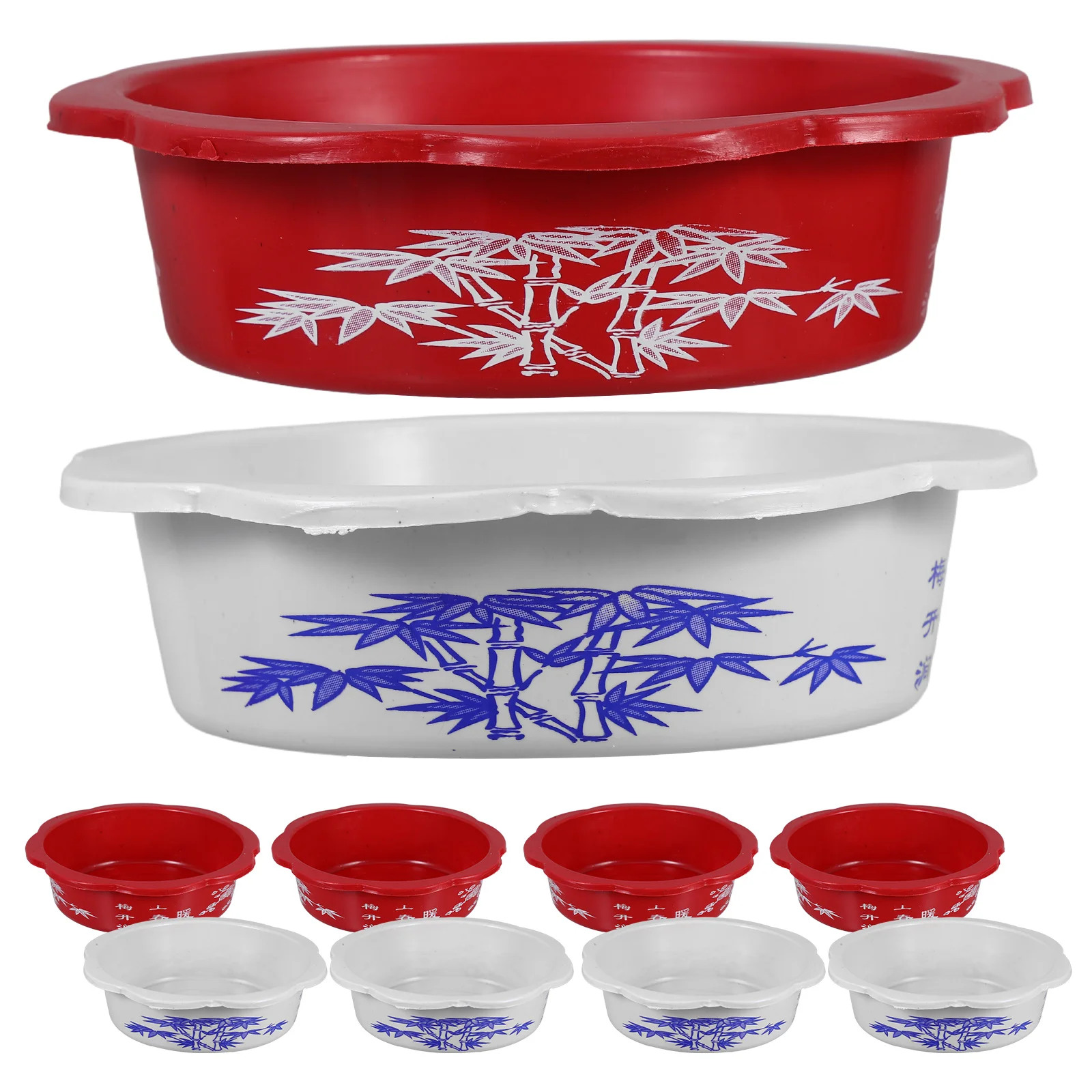 

10 Pcs Hydroponic Flower Pots Set Plastic Lotus Bowls for Water Plants Kids Planting Containers Nursery Pot Gift