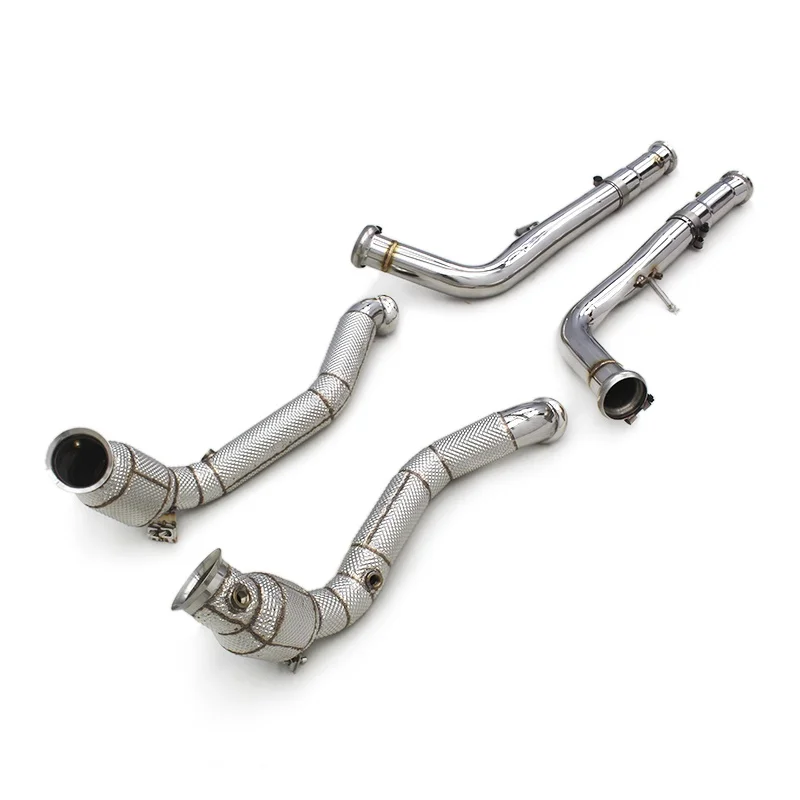  Head Section High flow Pipes Exhaust Pipes branch downpipe Exhaust Pipe with catalyst For Mercedes-Benz G500 2020-2023