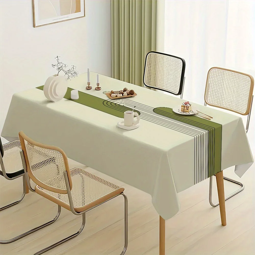 JIT, 1pc polyester tablecloth, European minimalist vintage patterned tablecloth, elegant pattern designxzj